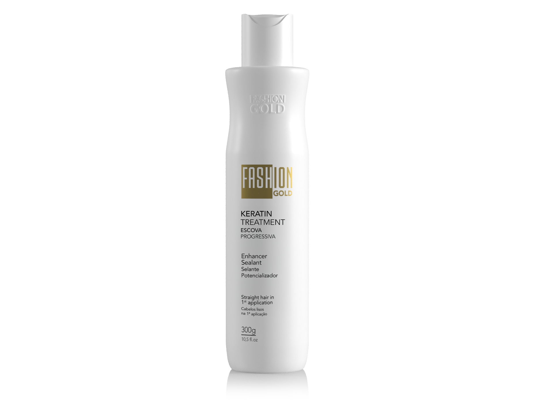 FASHION GOLD 300g/10.5oz – Brazilian Keratin Treatment, Smoothing and Straightening System