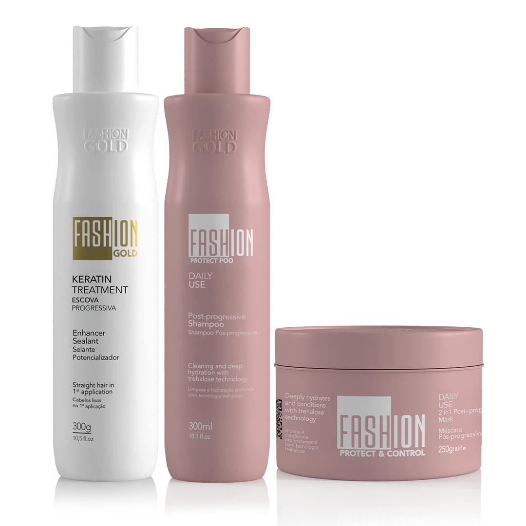 Kit BABY Fashion Gold keratin treatment - 300g