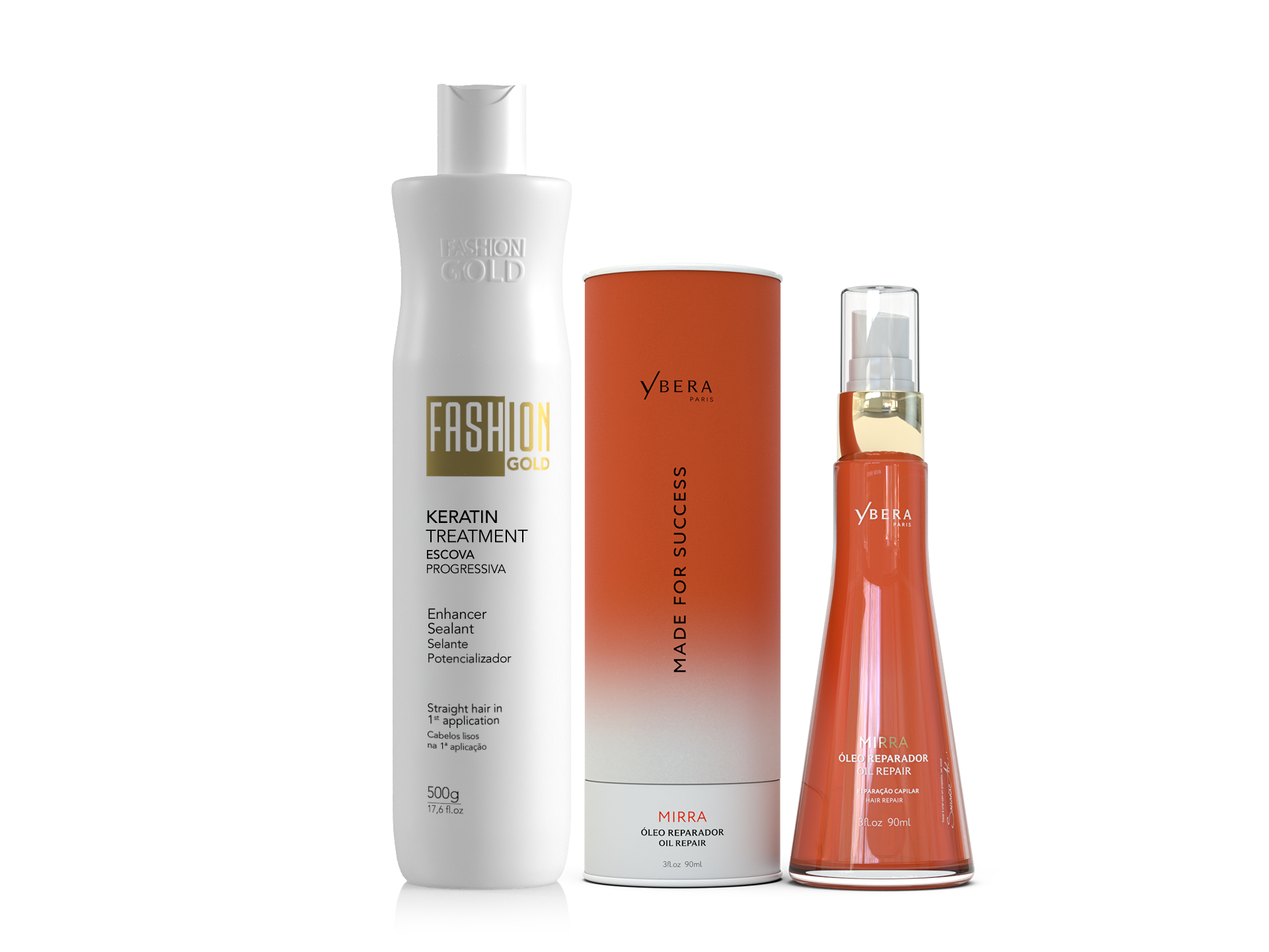 Kit Fashion Gold SEALANT 500g/17.6oz + MYRRH OIL Repair 90ml / 3fl.oz
