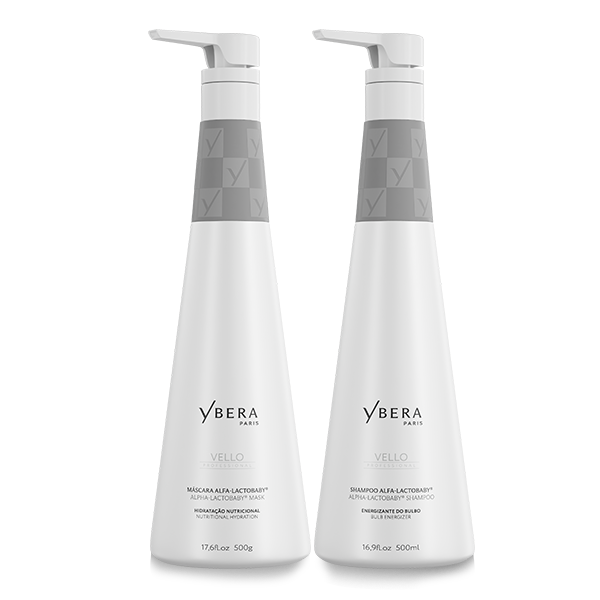 KIT VELLO Shampoo 500ml (16.9fl.oz) + VELLO Hair Mask 500g (17,6fl.oz)