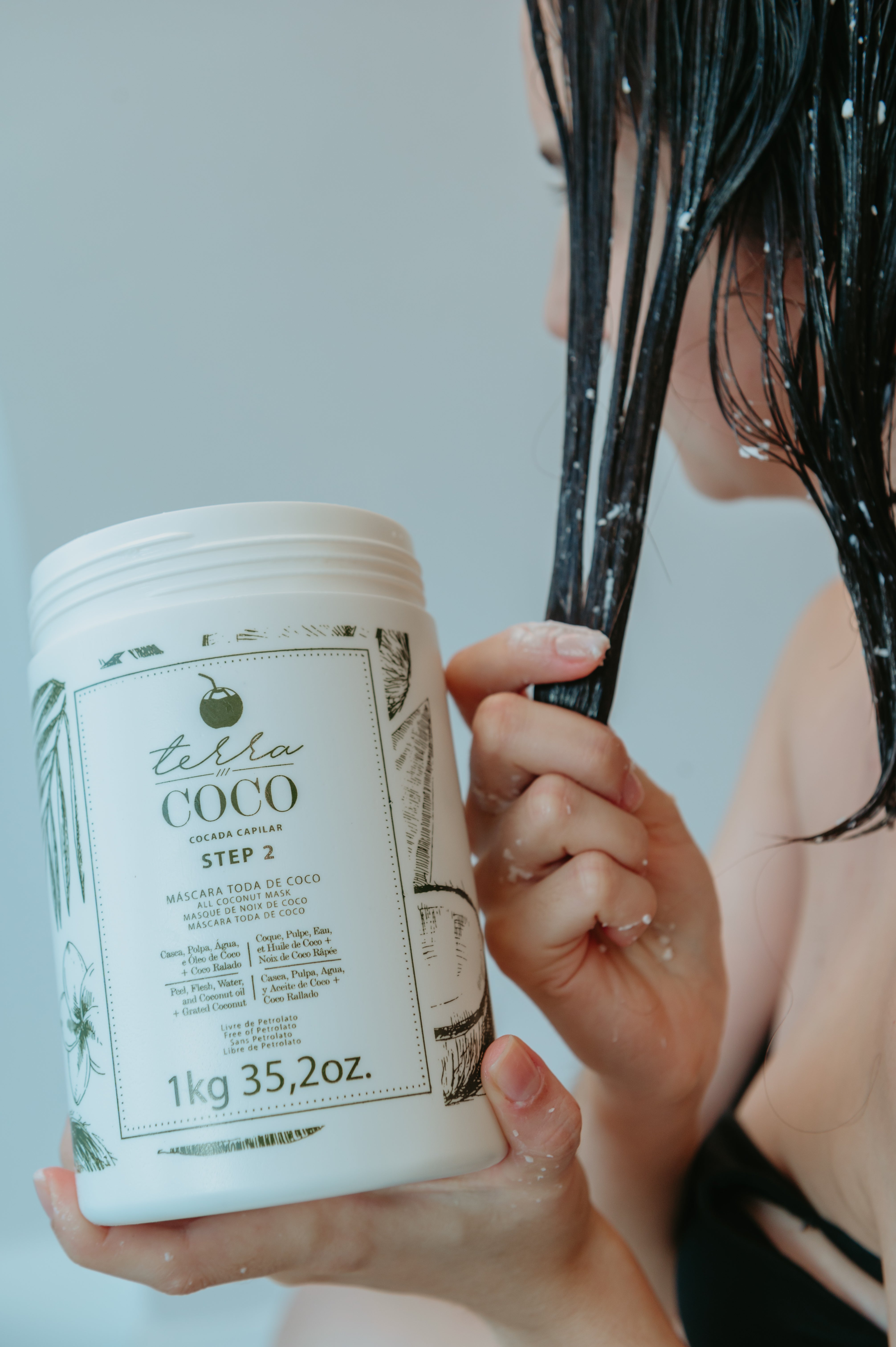Coconut-Based Mask 1kg / 33oz - TERRA COCO