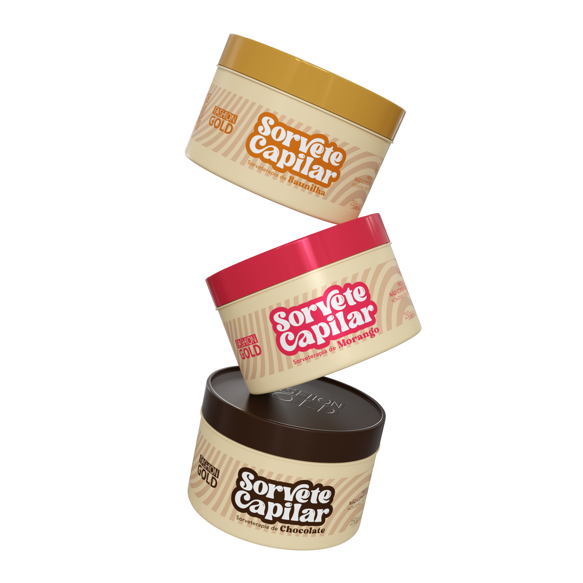 KIT Hair Sorbet - Vanilla, Chocolate and Strawberry Ice Cream Therapy