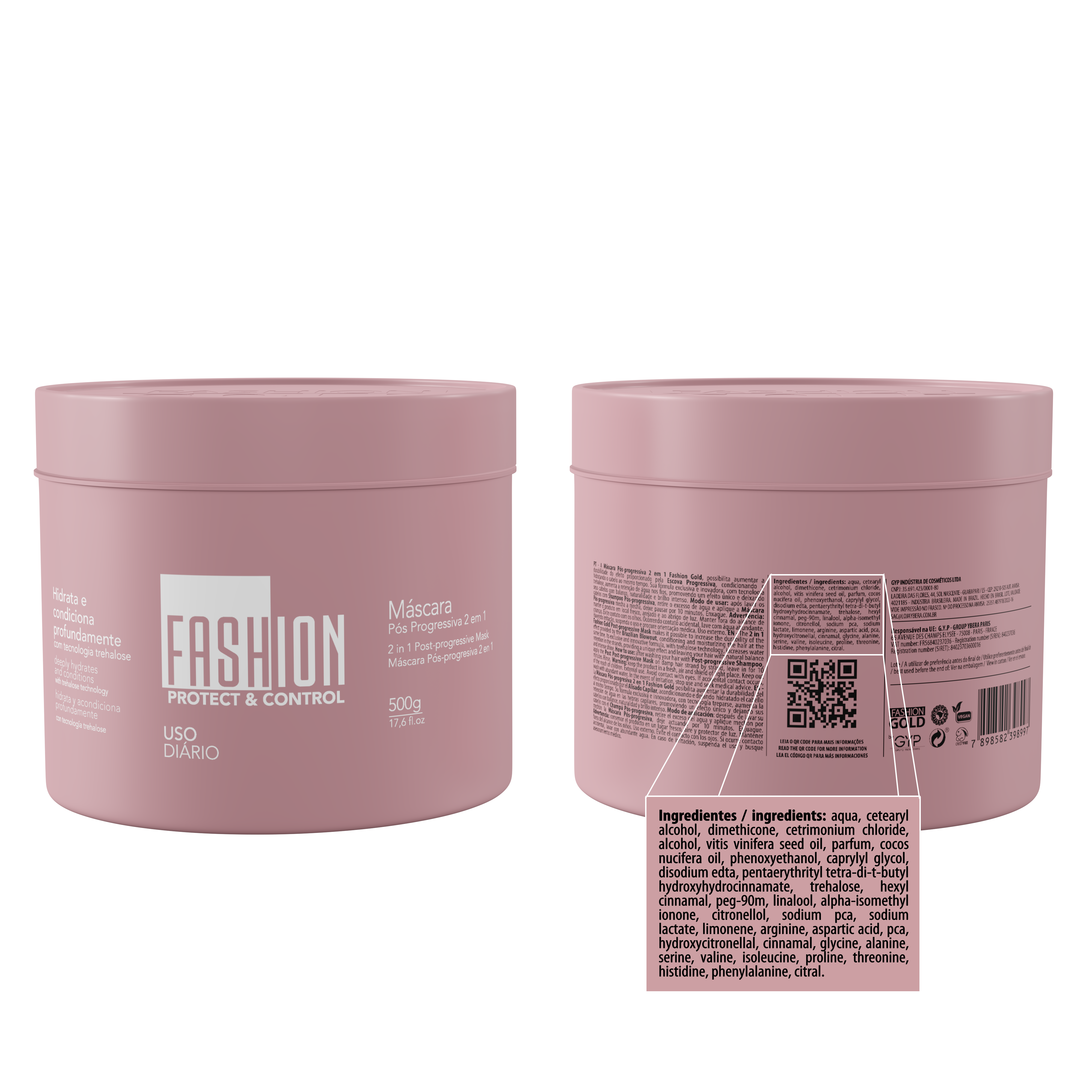 Protect & Control – Deep Conditioning Hair Mask 500g/17,6 fl oz