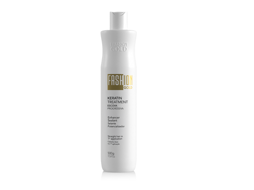 FASHION GOLD 500g/17.6oz – Brazilian Keratin Treatment, Smoothing and Straightening System