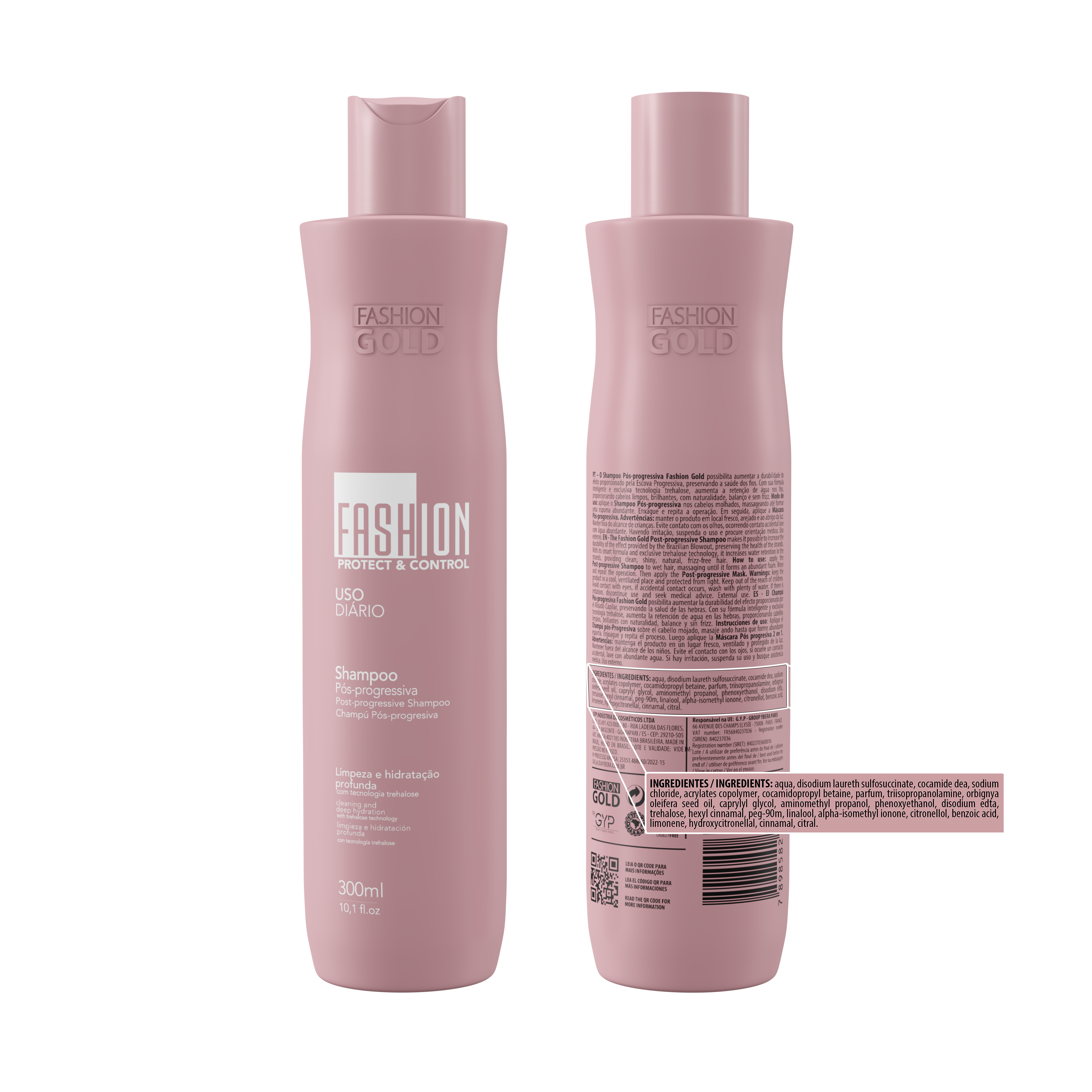 PROTECT & CONTROL – SULFATE FREE SHAMPOO 300ml / 10,1fl oz