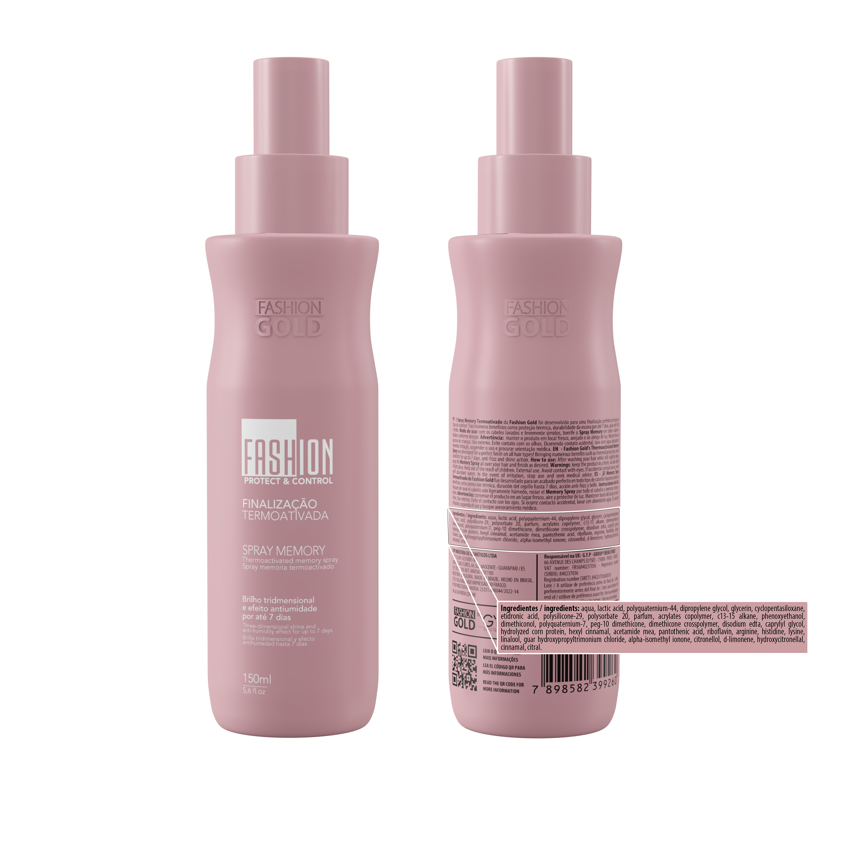 Protect & Control – Heat Protectant Spray for Hair 150ml/5,6fl.oz