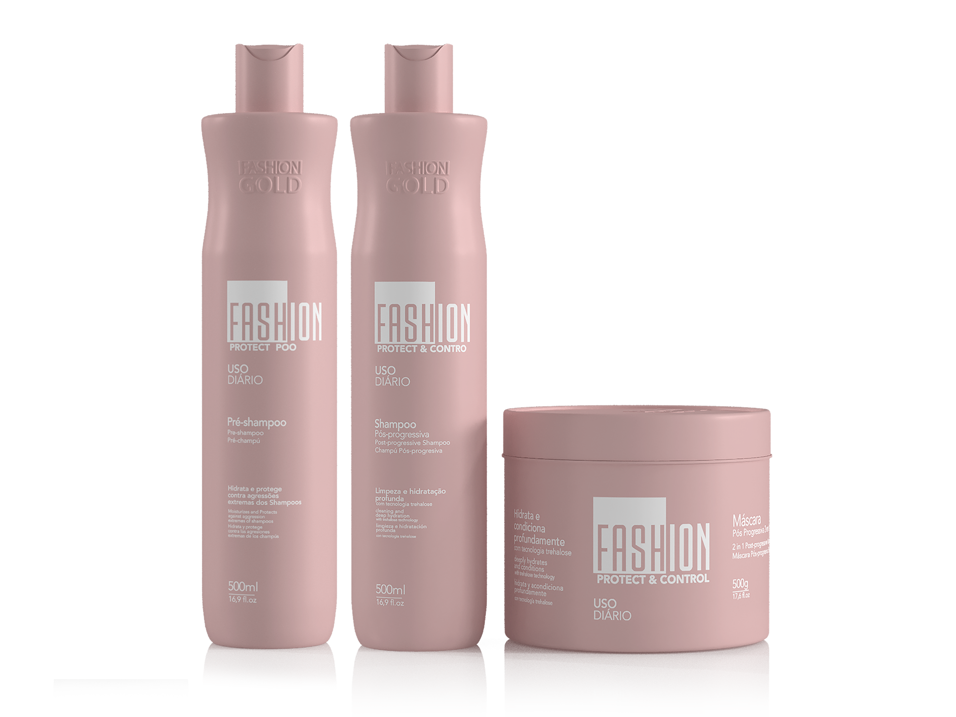 Kit PROTECT & CONTROL Post Progressive + PROTECT POO - Pre-Shampoo 500ml/16.9fl oz